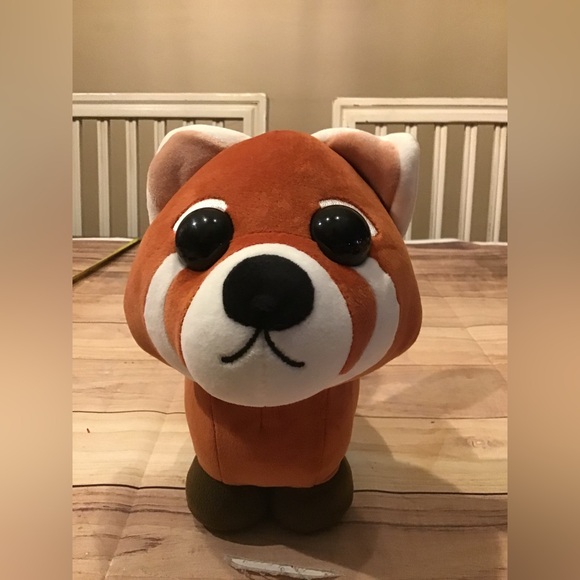 Adopt me plush 8” red panda stuffed panda stuffed animal 2024 - Picture 1 of 7
